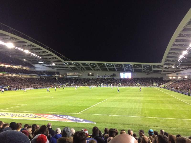 View from the away end