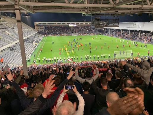 View from the away end