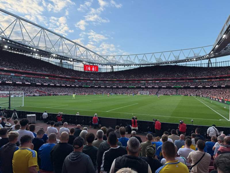 View from the away end