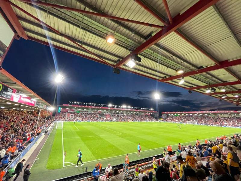 View from the away end